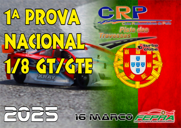 1º Prova do Campeonato Nacional de 1/8GT e Trofeu GTE